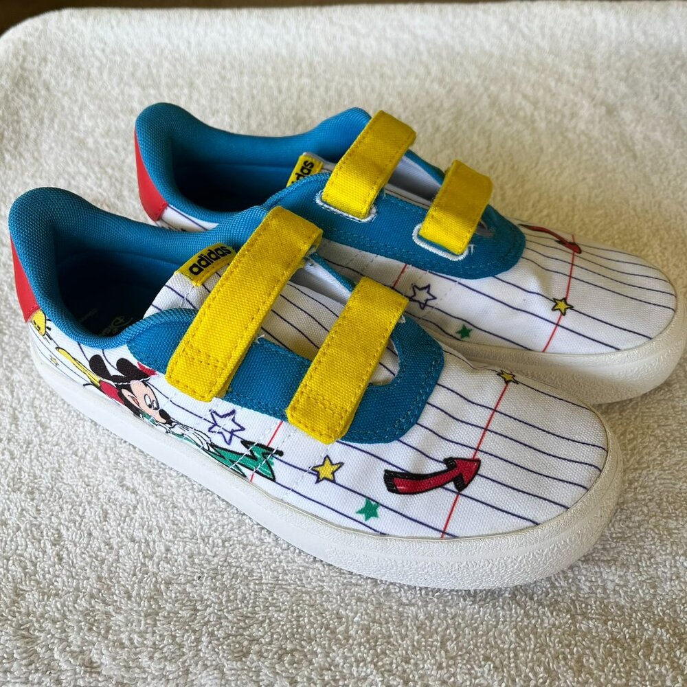 Adidas Vulc Raid3r Mickey Mouse Shoes Size 3